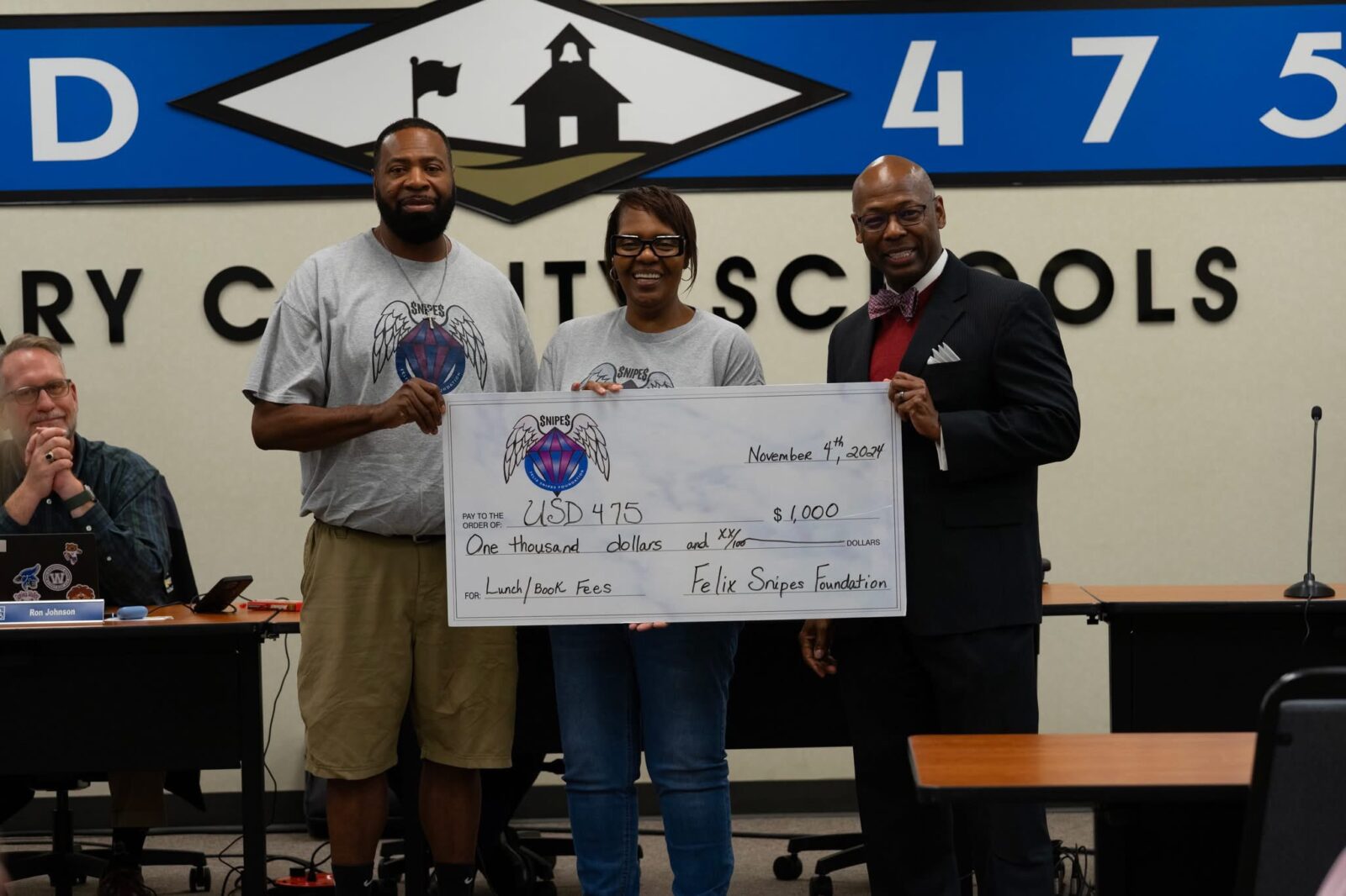 FSF Donates to USD 475 to Cover Overdue Book Fees and Meal Balances